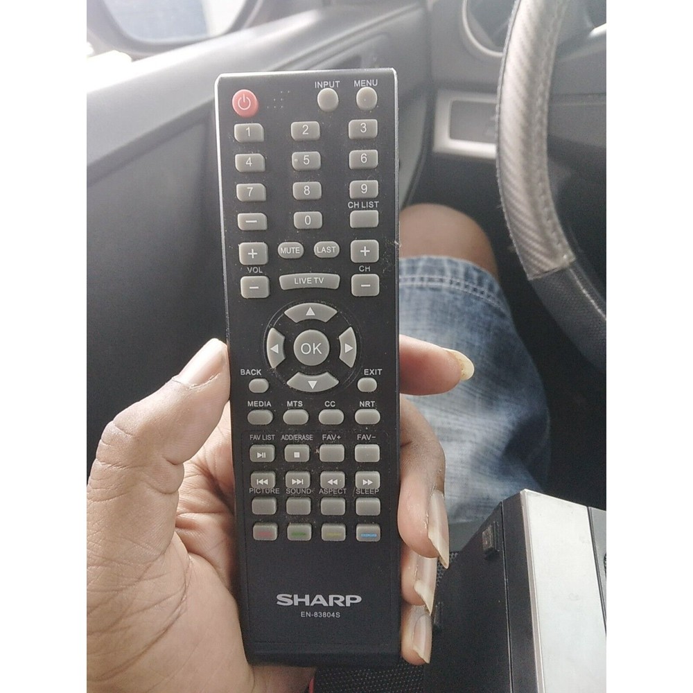 Sharp EN-83804S TV Remote Control for Sharp Televisions